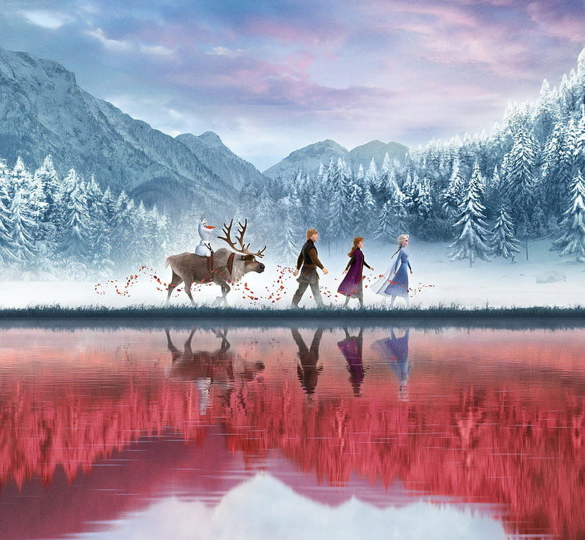 Frozen 2, all'aperto, film, animazione, 2019 Sfondo HD