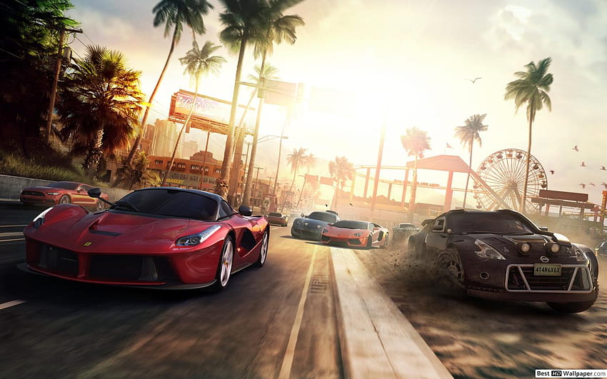 The Crew game - Ferrari and Nissan car racing HD wallpaper | Pxfuel