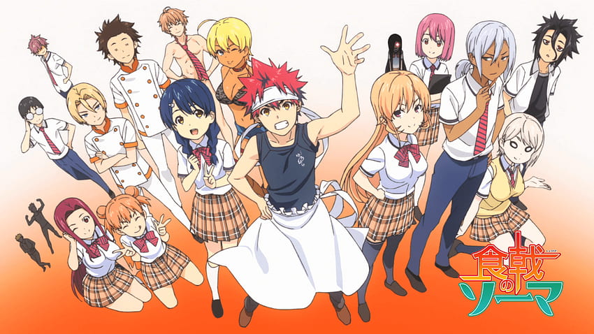 W centrum uwagi anime: Shokugeki No Soma Food Wars Tapeta HD