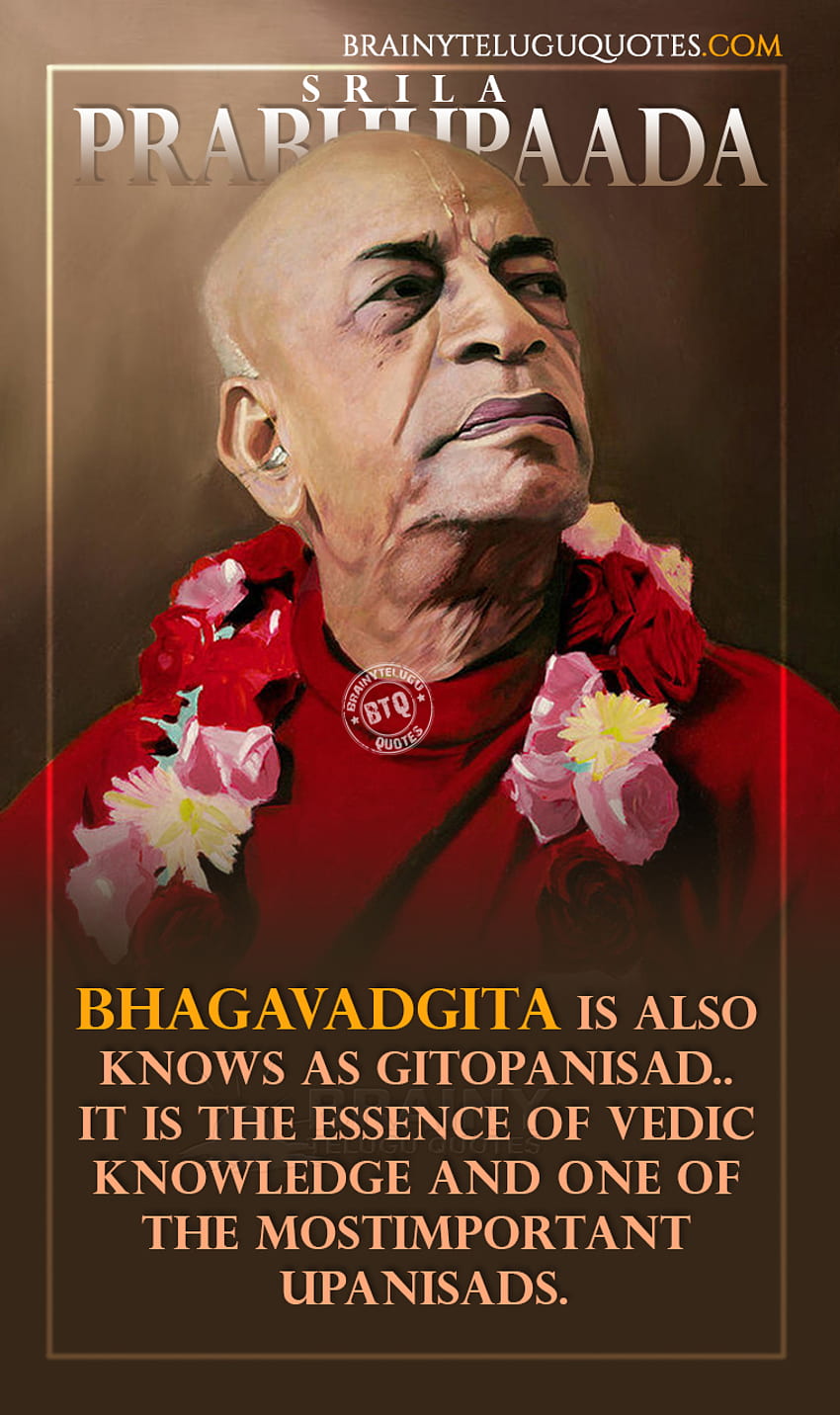 คำคมภาษาอังกฤษของ Srila Prabhupada เกี่ยวกับ Bhagavad Gita Srila Prabhupada Telugu Quotes คำคมภาษาอังกฤษ. คำคมภาษาฮินดี คำคมทมิฬ ทักทาย วอลล์เปเปอร์โทรศัพท์ HD