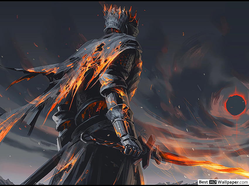 Dark Souls III - Cavaliere di fuoco Sfondo HD