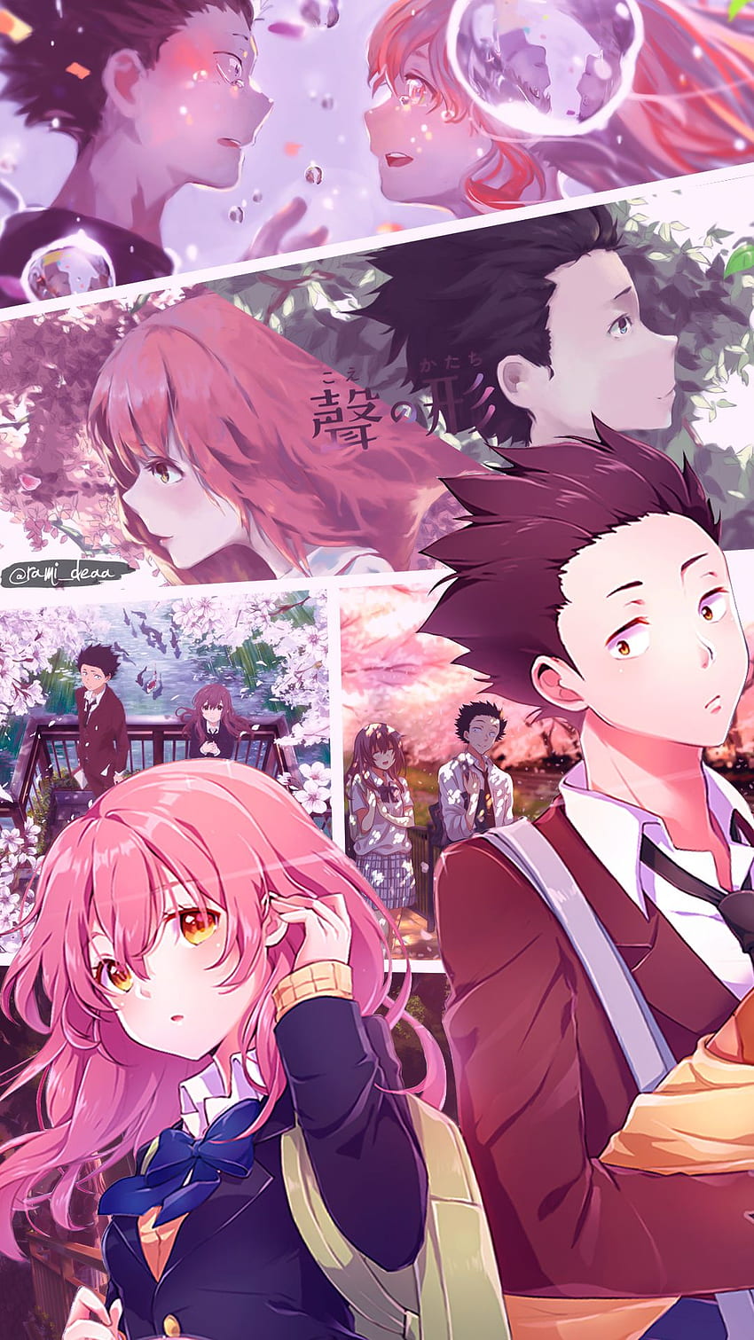 suara diam. Anime , Film anime, Anime Otaku wallpaper ponsel HD