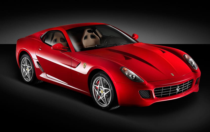 Ferrari 599 GTB rojo. Ferrari 599 GTB stock rojo, Ferrari 599 GTO fondo de pantalla