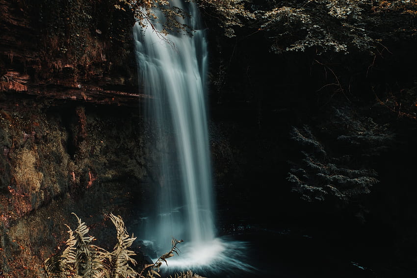 Nature, Water, Rock, Waterfall, Flow, Stream HD wallpaper
