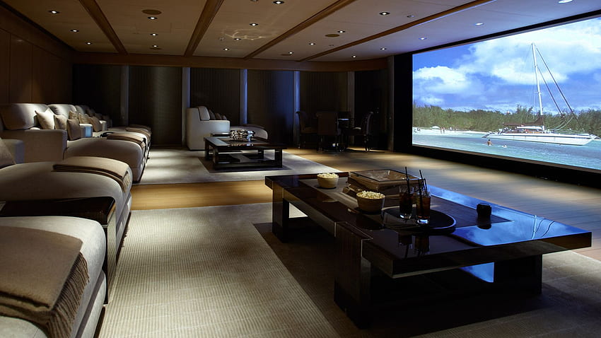 Desain interior layar home theater tv tv tech mech Wallpaper HD