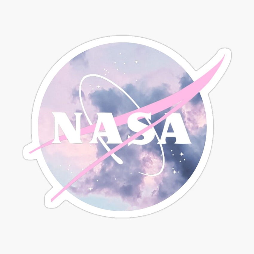 Aesthetic NASA Logo - Nasa - Sticker