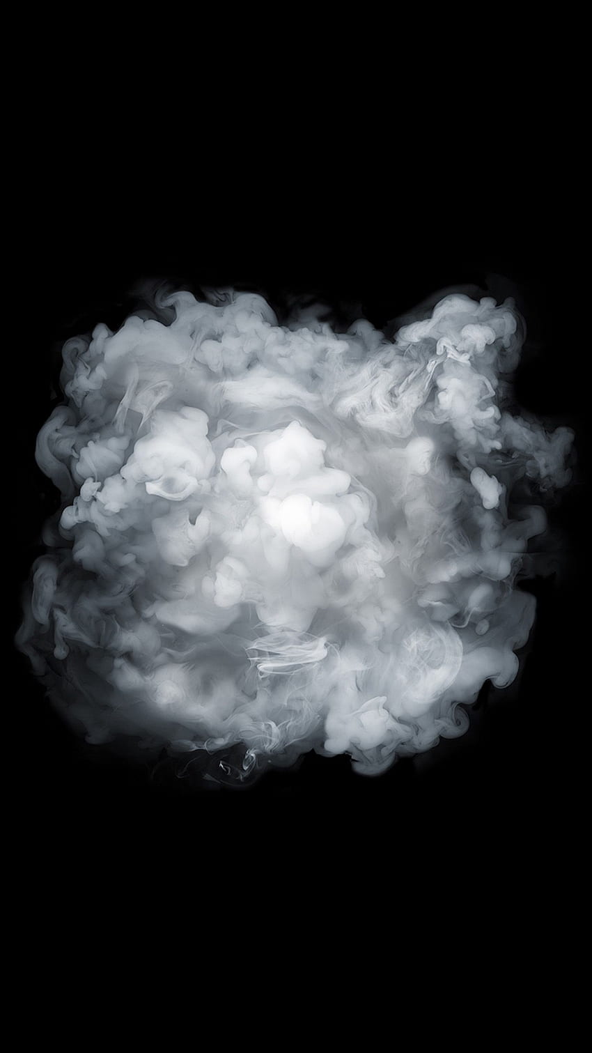 Smoke On Black Background