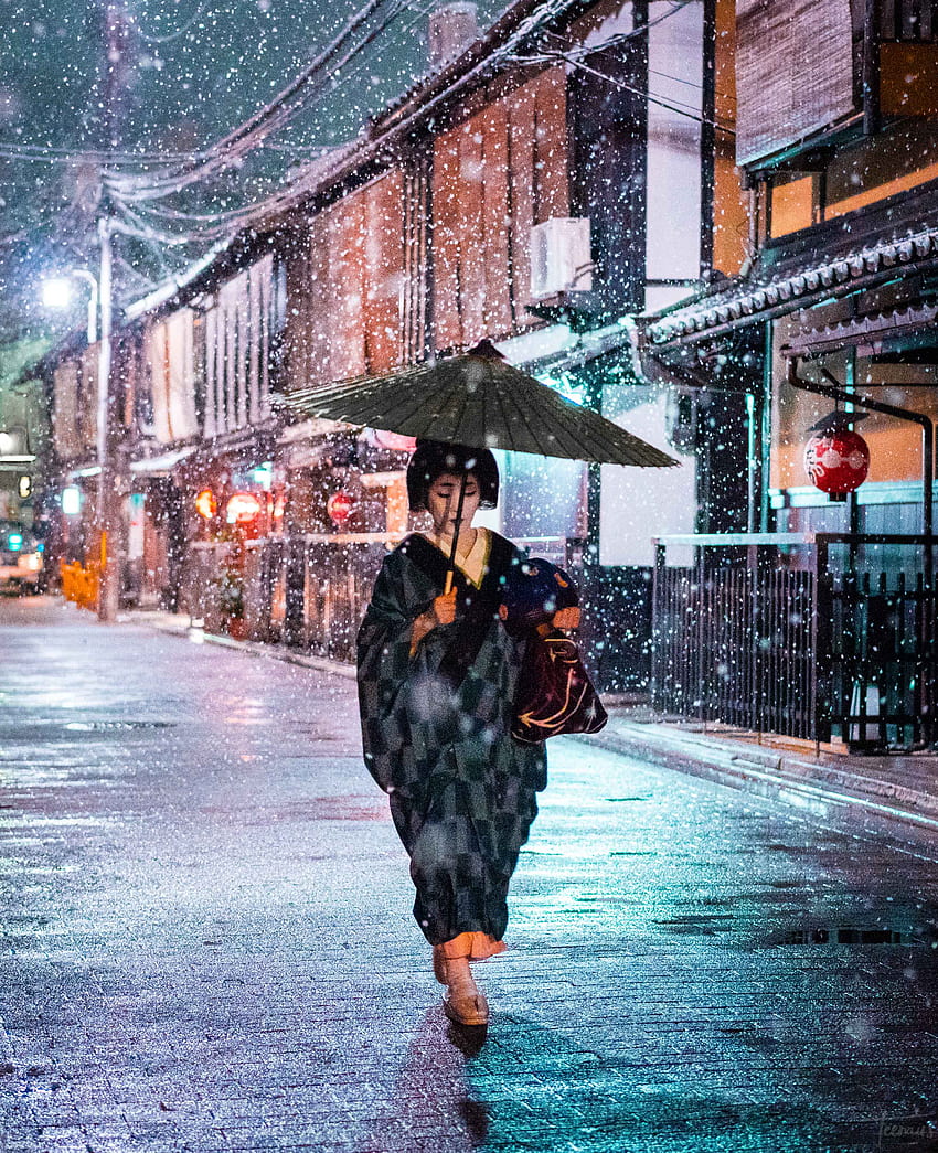 Winter in Kyoto, Japan HD phone wallpaper | Pxfuel