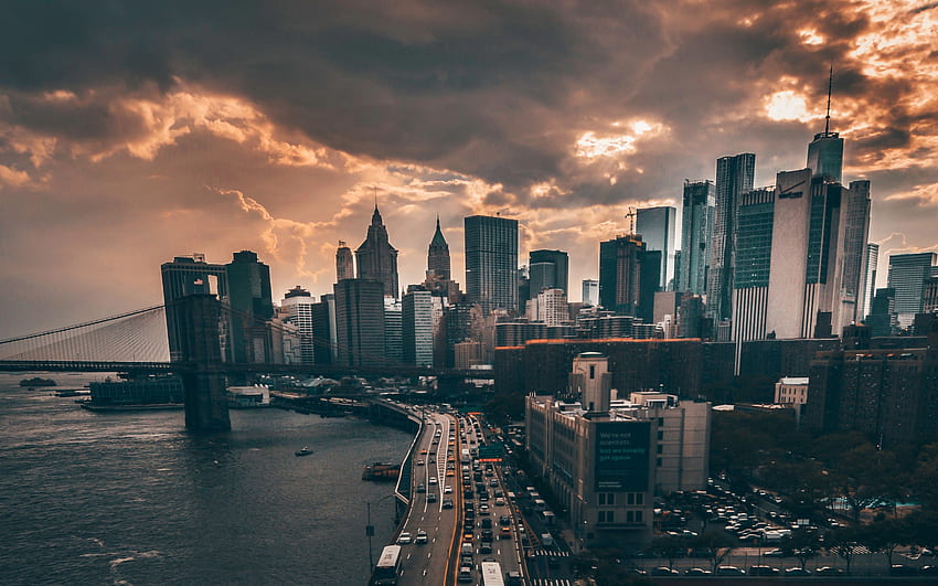 Manhattan New York City Macbook Pro Retina , , Hintergrund und HD-Hintergrundbild