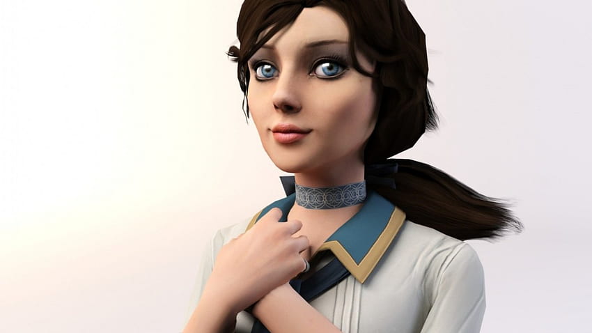 เอลิซาเบธ bioshock ไม่มีที่สิ้นสุด เด็กผู้หญิง ดวงตาสีฟ้า วิดีโอเกม วอลล์เปเปอร์ HD
