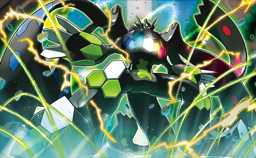 zygarde and zygarde (pokemon and 1 more) drawn, Complete Zygarde HD wallpaper