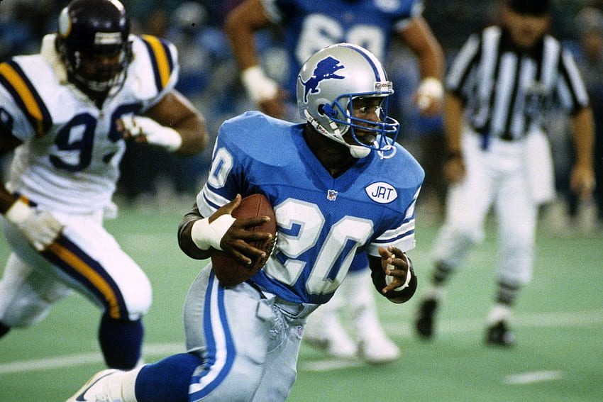 Barry Sanders was the king of rushes. both positive and negative HD wallpaper