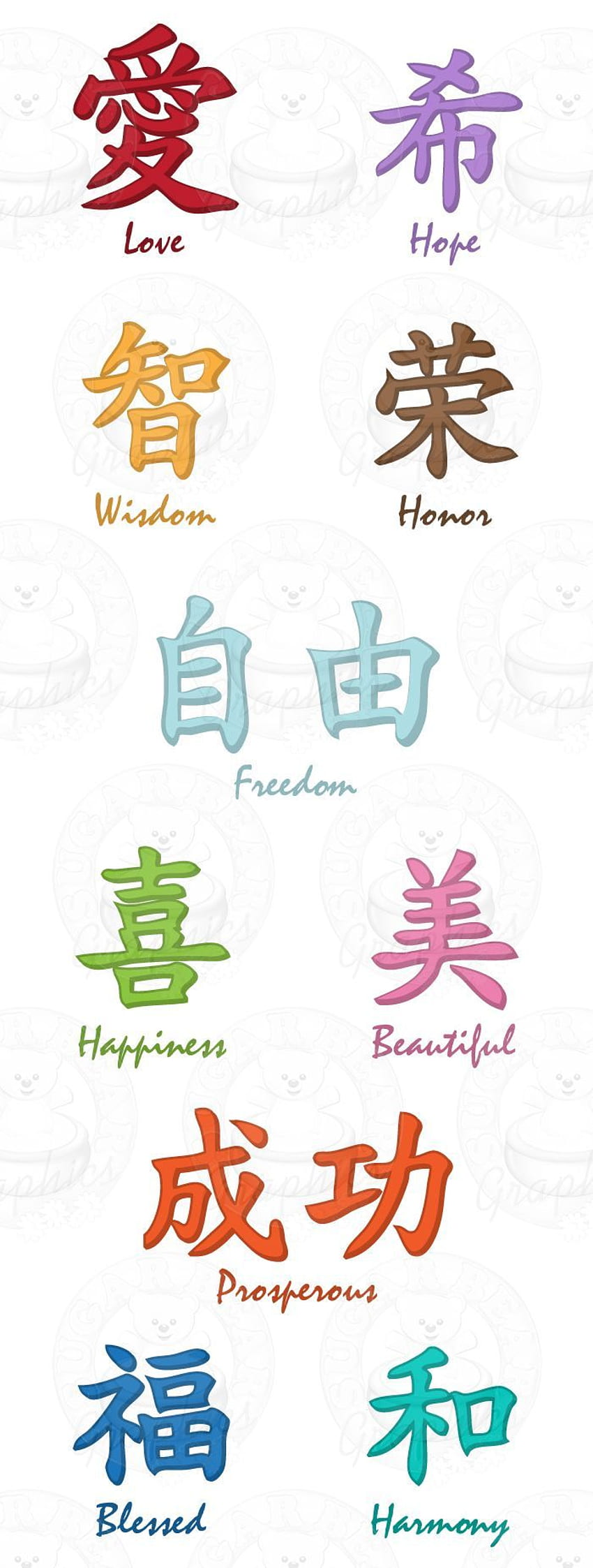 Zibuyu 10Pcs Chinese Words Temporary Tattoo Stickers Waterproof Body Art :  Amazon.in: Beauty