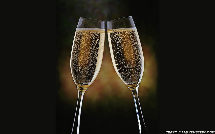 Champagne Glass Drinks Nighthawk Chicago HD wallpaper