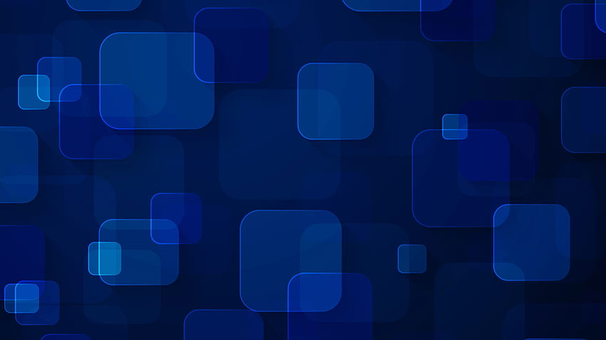 Blue Digital Art Squares 1440P Resolution , Abstract , , and Background, Digital HD wallpaper