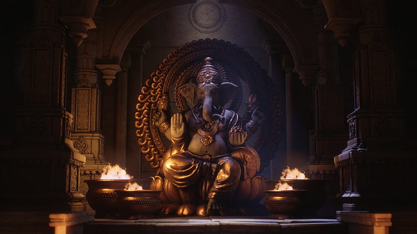 señor ganesha, señor, dios, hindú, ganesha fondo de pantalla