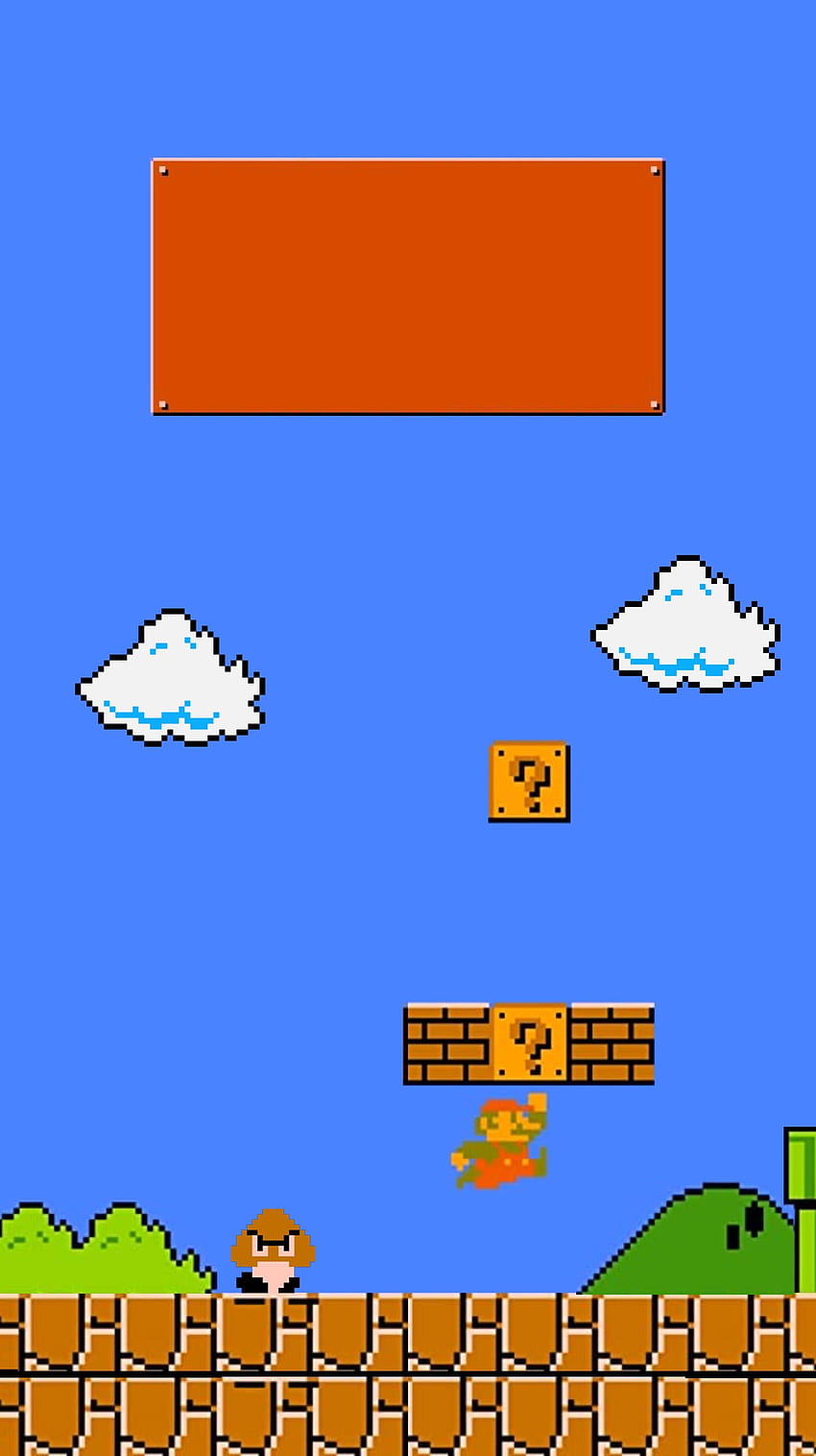 Stworzyłem Super Mario Bros. iPhone (wyłącz widok perspektywiczny): casualnintendo, Super Mario Bros X Tapeta na telefon HD