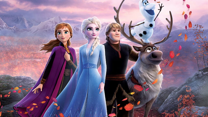 Karlar Ülkesi 2, Kraliçe Elsa, Anna, Olaf, Kristoff, Walt Disney HD duvar kağıdı