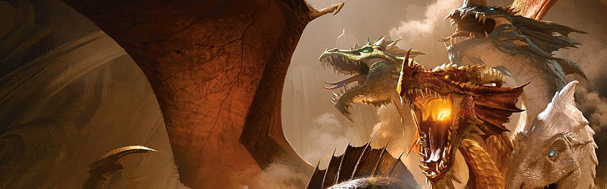 La montée de Tiamat. Donjons & Dragons, Sorciers et Dragons Fond d'écran HD