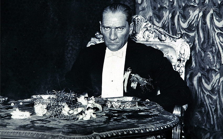 Atatürk Atatürk e fundo - Mustafa Kemal papel de parede HD