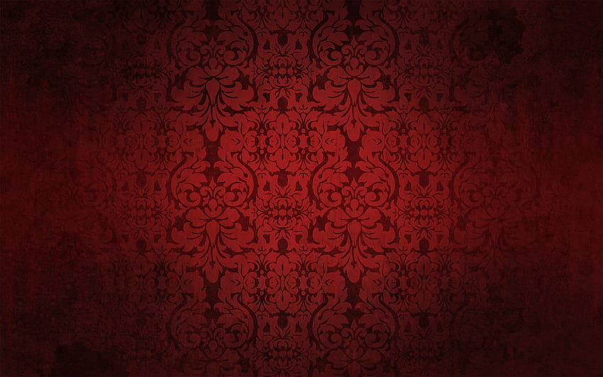 Damaszek Vintage Red Fleur De Lis Pattern Case R Cbaf D Db E [] na Twój telefon komórkowy i tablet. Odkryj ścienne w stylu vintage z czerwonym wzorem Tapeta HD