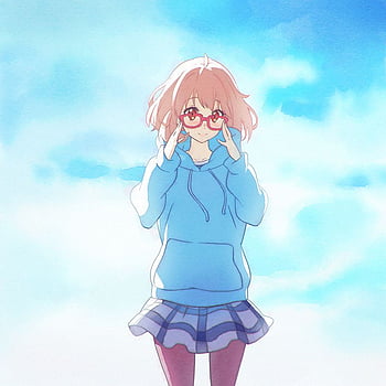 Wallpaper Kyoukai no Kanata, Mirai Kuriyama, Beyond for mobile and