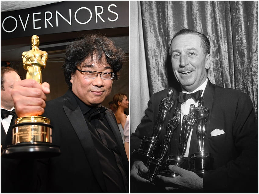 Bong Joon Ho ties Walt Disney record for most Oscars won in one night - Insider HD wallpaper