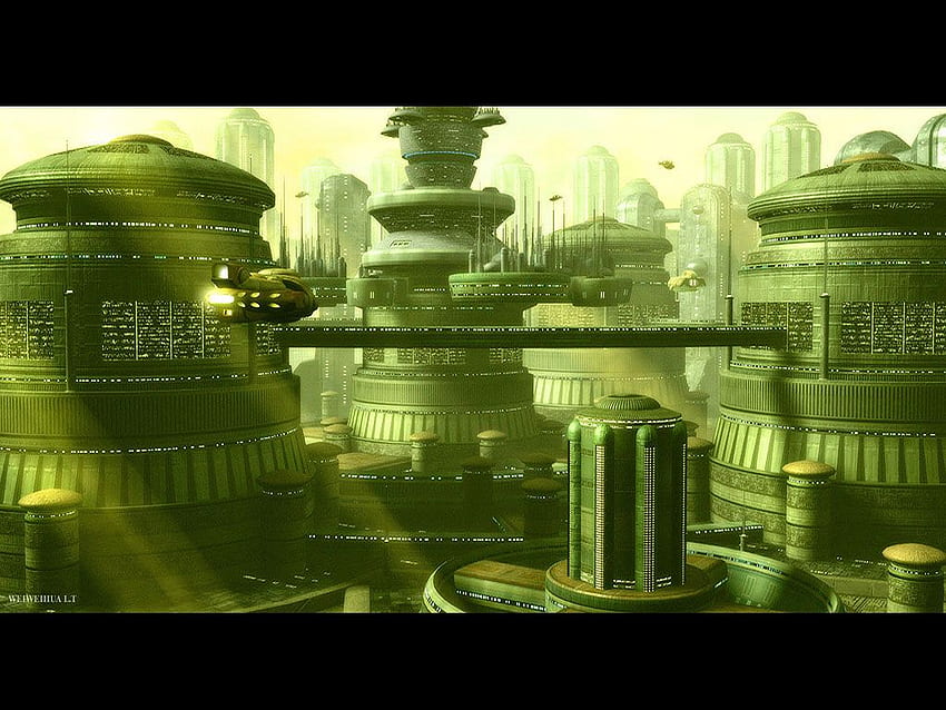 Fact: I plan to build a model of a futuristic city. Inspiration, Future City 3D Art HD wallpaper