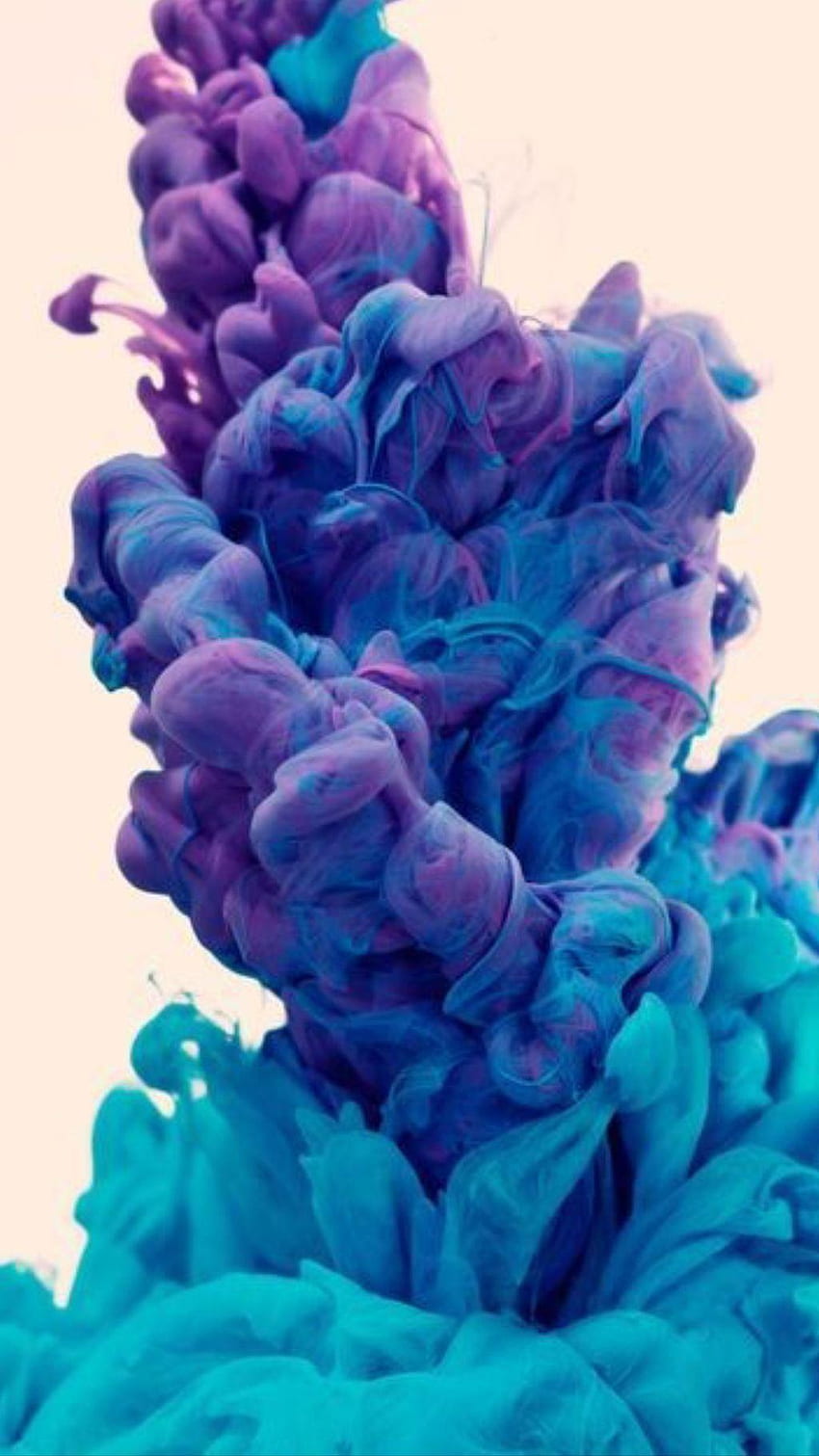 Purple Smoke, Aesthetic Blue Smoke HD phone wallpaper