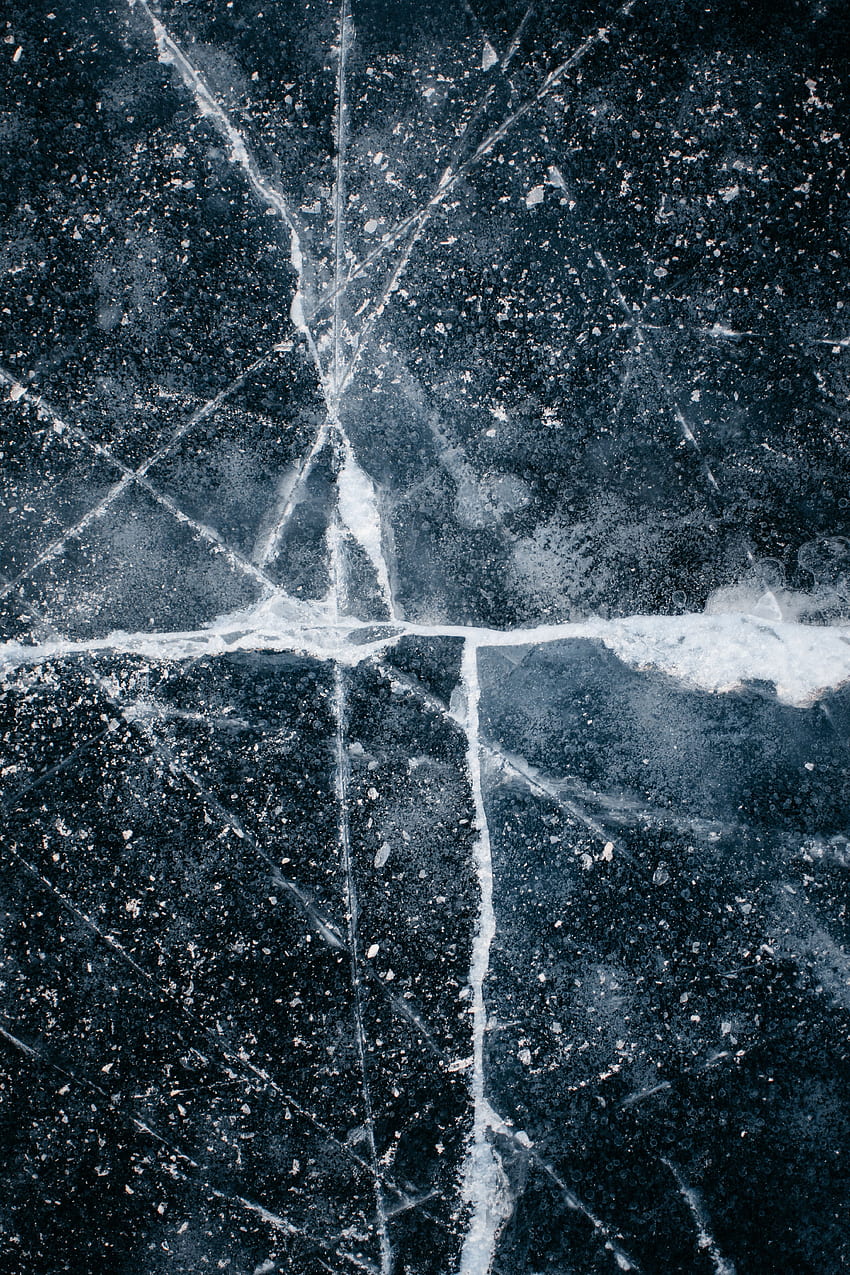 hielo, textura, texturas, superficie, grietas, crack fondo de pantalla del teléfono