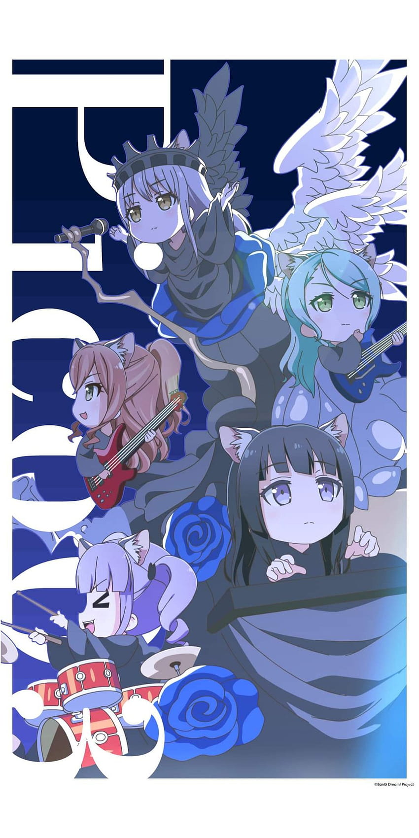 Anime BanG Dream! (), Roselia Bang Dream HD phone wallpaper