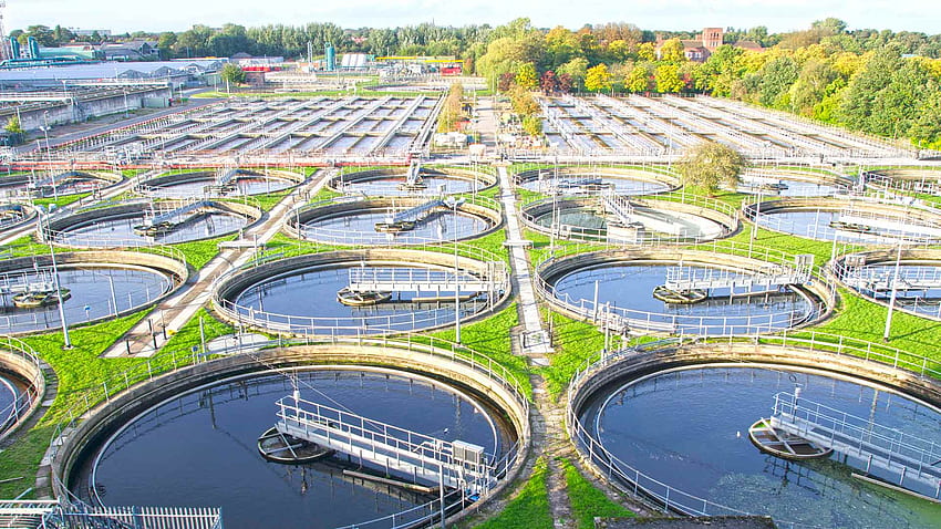 Wastewater Treatment Blended Clay, Water Treatment Plant HD wallpaper