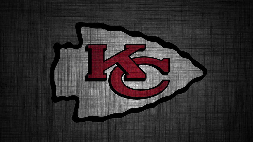 검은색 Kansas City Chiefs 로고, Kansas City Chiefs Cool HD 월페이퍼