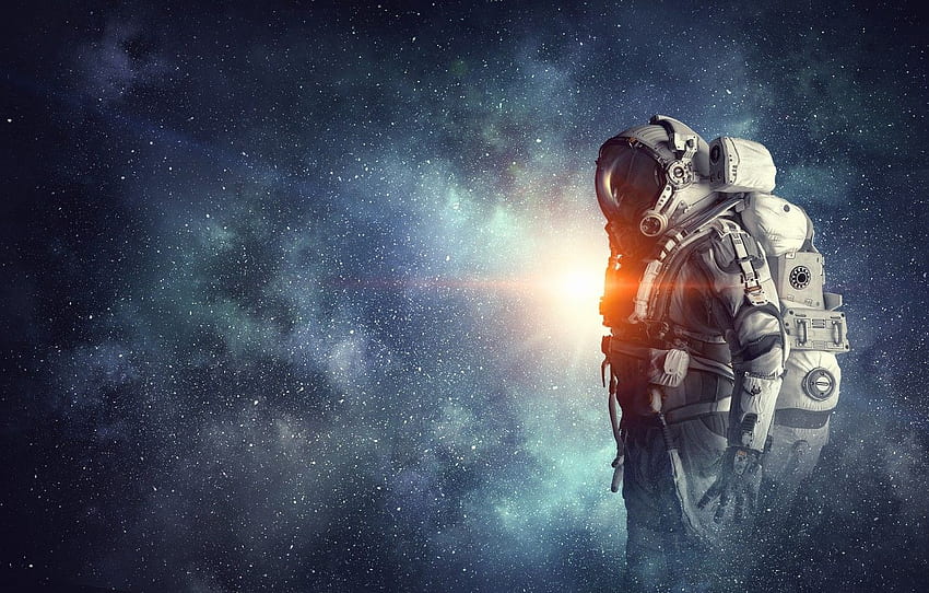 Raum, Mann, Anzug, Astronaut für , Abschnitt космос -, Man In Space HD-Hintergrundbild