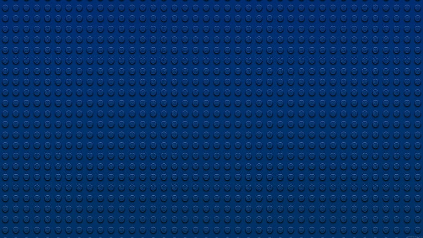 Pola Blok Mainan Lego Biru Tua Wallpaper HD