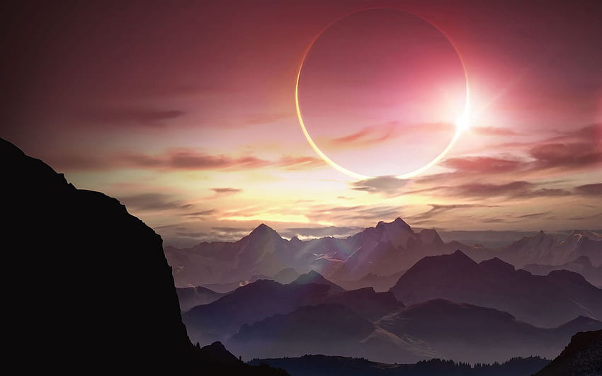 Solar Eclipse, Total Solar Eclipse HD wallpaper
