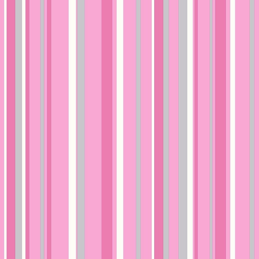 Floral Pink Striped Wallpaper Stock Vector  Illustration of ornament  stylized 19950058