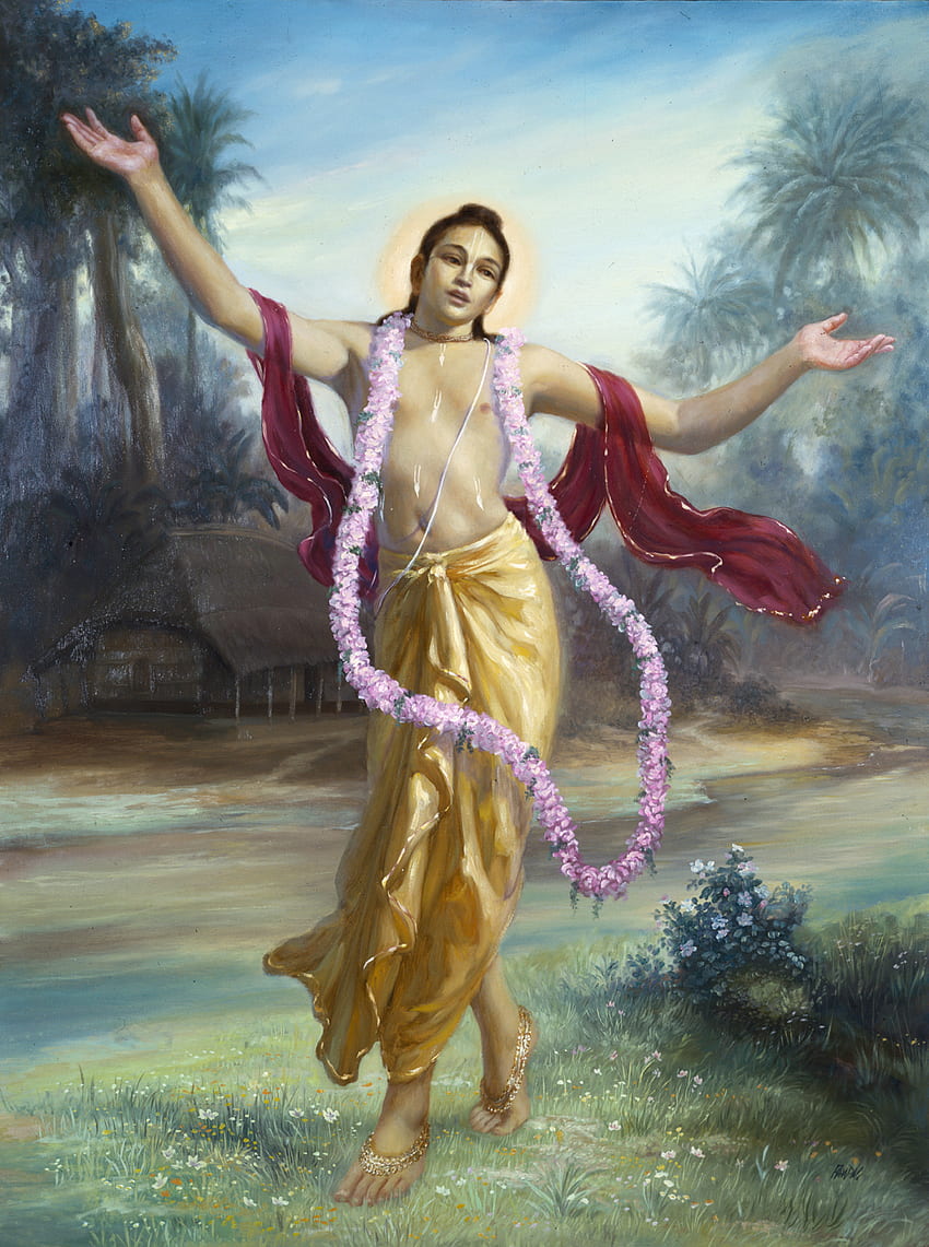 Misericordia del Signore Chaitanya. Movimento Jagannath Puri Hare Krishna, Chaitanya Mahaprabhu Sfondo del telefono HD