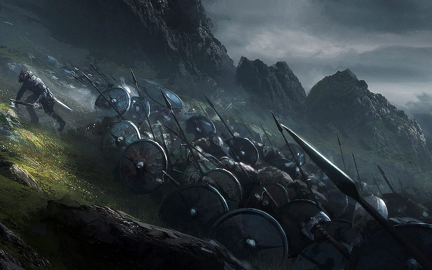Viking Fantasy Army, Vikings HD wallpaper