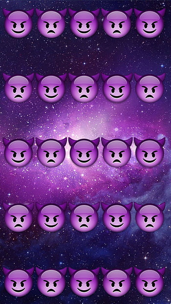 Devil Smile Emoji  iPhone Wallpapers