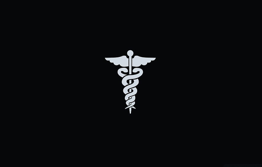 black, symbol, medicine for , section минимализм - HD wallpaper