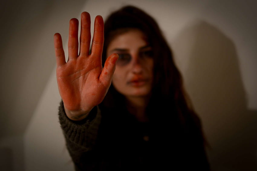 Wstrzymać przemoc wobec kobiet Tapeta HD