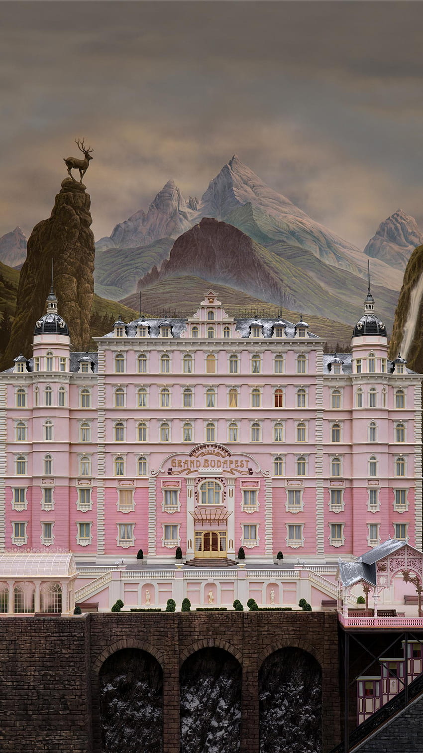 Der Film „Das Grand Budapest Hotel“ (2022). HD-Handy-Hintergrundbild