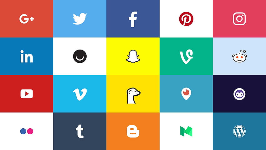 ソーシャルメディアのロゴ】。 ソーシャル メディアのロゴ ベクトル PNG、デジタル メディア 高画質の壁紙