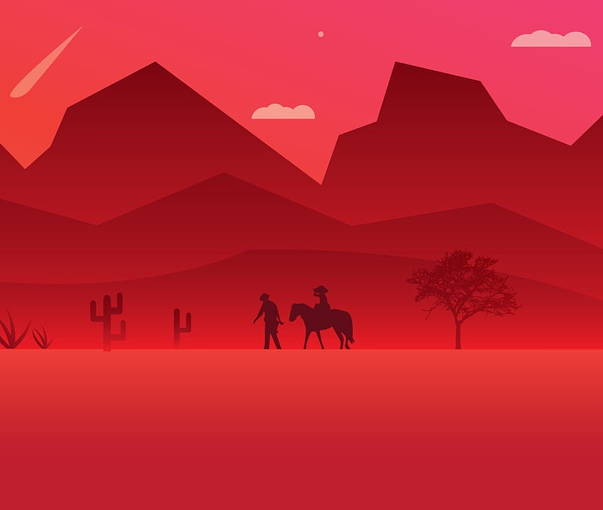 Red Dead Redemption 2 Minimal Game 19 Laptop Full , Games , , and Background, Minimalist Game HD wallpaper