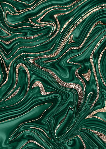 Leonardo Wallpaper in Green Marble  Lust Home