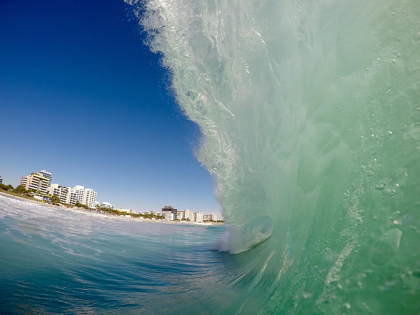Raport i prognoza surfingu w Miami Beach — Mapa miejsc i kamer do surfowania w Miami Beach — Surfline, Miami Beach Waves Tapeta HD