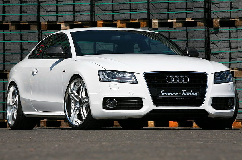 Audi A5 White Speed ​​By Senner Tuning , , 2016 Audi A5 White Tapeta HD