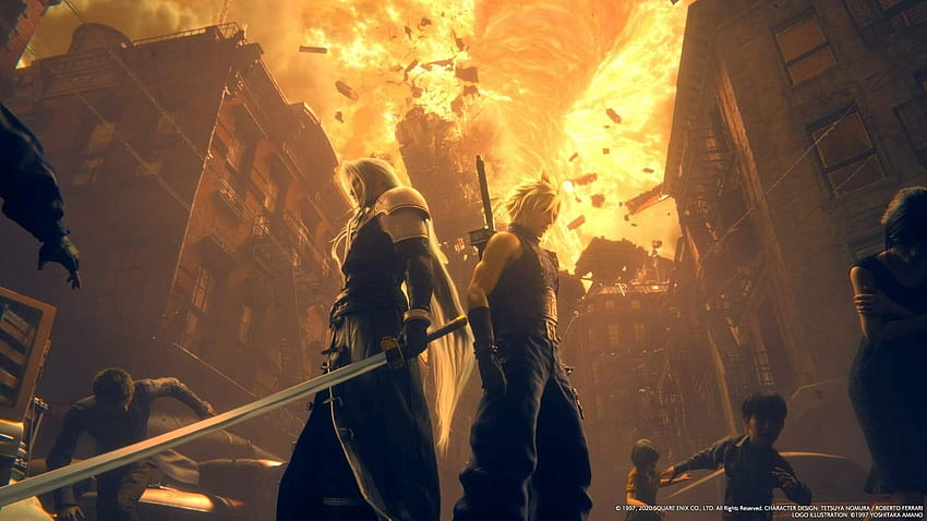 Final Fantasy VII Remakeのトップスクリーンショットと、Cloud FF7 Remake 高画質の壁紙