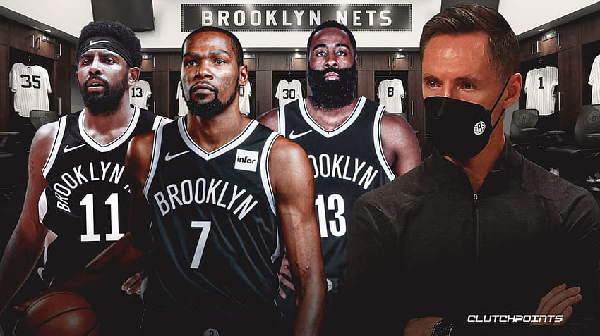 Nets News: Steve Nash On Kevin Durant James Harden Kyrie Irving Debut, Kyrie Irving Brooklyn Nets HD wallpaper